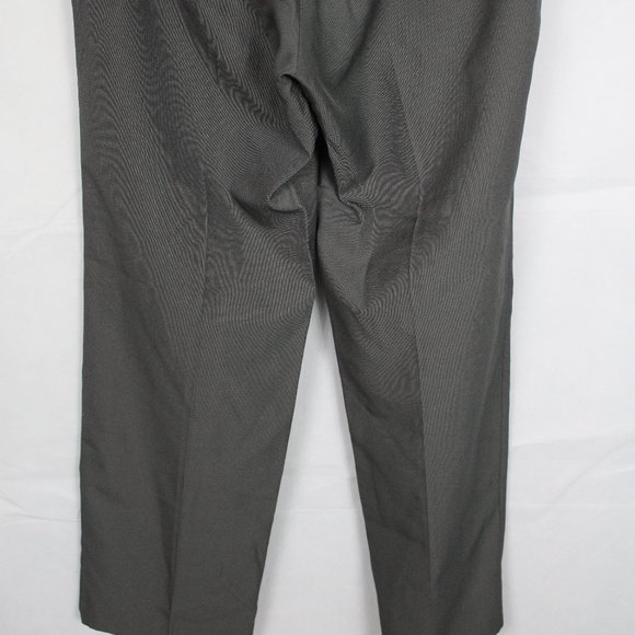 Haggar Men's Pants Pleated Pockets No Iron Care Gray 32 X 30 - Picture 4 of 5